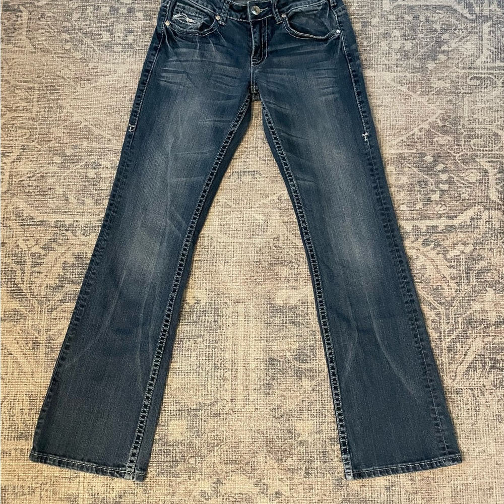 Cowgirl Tuff Indigo Boot Cut Jeans
